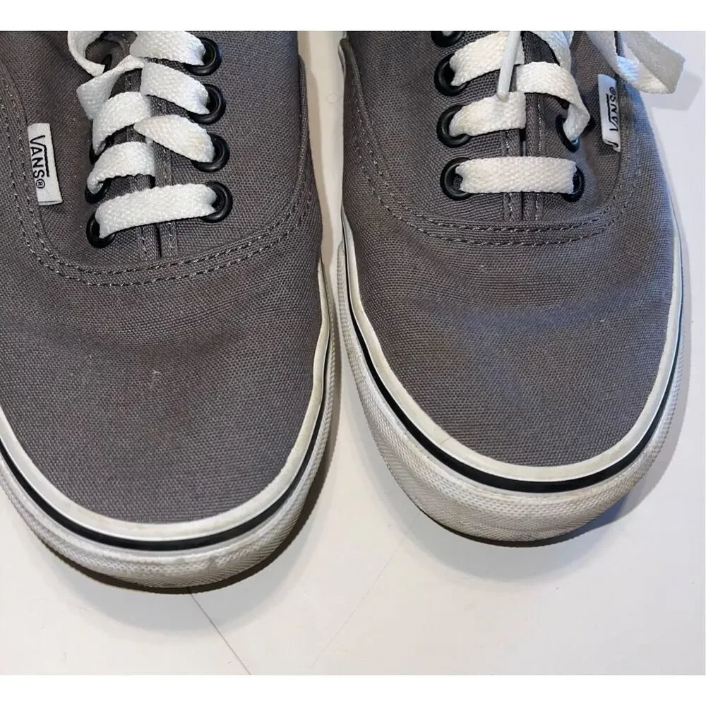 Vans Shoes Mens 86.5 Womens 8 Off The Wall Casual Lace Up Sneakers‎ 721356 Grey